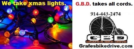 G.B.D. takes xmas lights, batterys, cords